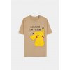 Pokémon - Pikachu Short Sleeved T-shirt (Beige) Velikost: 2XL, Barva: Beige