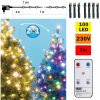 FK technics LED Vianočná vonkajšia reťaz 100xLED 10m IP44 teplá biela/multicolor + DO FK0188 + záruka 3 roky zadarmo