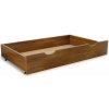 TEXTILOMANIE Úložný box pod postel 200 cm, dub