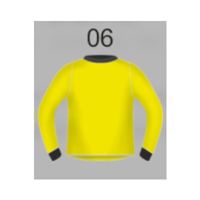 Colo Goal neon yellow detský brankársky dres