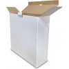 Kartónové krabice Fefco 0215 95x45x100mm 3VVL biela-hnedá
