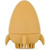 PETITEMARS PETITE&MARS Hračka silikónová do vody s kefkou Splashy Rocket Intense Ochre 6m+