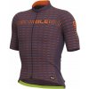ALÉ Cycling Clothing ALÉ Graphics PRR Green Road, Plum/ Fluo orange Veľkosť: L Pánsky letný dres s krátkym rukávom