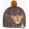 Dráče chlapčenská zimná čiapka Dráča Flavio 164 hnedá jeleň