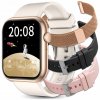 Dámske inteligentné hodinky ZeeTech Smartwatch so 4 remienkami, poľština glukóza zlatá