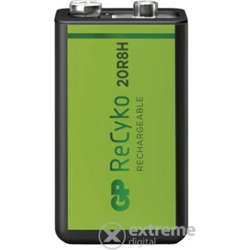 Batería Recargable GP 9V Recyko, 200mAh - TimeCenter