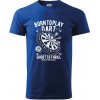 Born To Play Dart - Tričko extra veľké (5-8XL) - 5XL ( Kráľovská modrá )