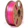 GEMBIRD Tisková struna (filament) PLA, 1,75mm, 1kg, silk rainbow, červená/fialová