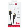 Swissten Kábel HDMI/HDMI 4k 60hz, PVC - 3m