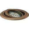Vstavané svietidlo výklopné VPD-R50/MA meď antik Ø 80 mm