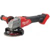 Milwaukee 4933499158 Aku úhlová bruska 125 mm Milwaukee M18 FSAGV125XB-0 s posuvným spínačem, brzdou a regulací otáček (bez aku)