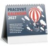 Press Group Stolový kalendár riadkový 21 x 15 cm - Pracovný malý 2027