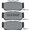 Sada brzdových platničiek kotúčovej brzdy TEXTAR 2393101
