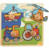 Bigjigs Toys Vkladacie puzzle doprava