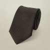 Charles Tyrwhitt Silk Grenadine Italian Tie Chocolate Brown