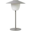 Blomus Prenosná LED lampa ANI LAMP teplá šedá