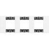 Legrand LIVING NOW RÁMIK 3X2 MODULY BIELA