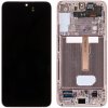Samsung Galaxy S22 Plus (SM-S906B) LCD displej + dotyková plocha + rám ružová - originál GH82-27501D, GH82-27500D