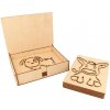 Sada šablón Farma v drevenej krabičke Natana