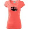 Hasičské auto Hasiči - Dámske tričko Pure - S ( Korálová )