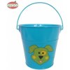 Vedro detské kovové 1,2l modré