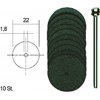 Proxxon Korundom viazané rezacie kotúče Ø 22 x 0,7mm (10ks)