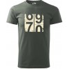 Tachometer 70 - Klasické pánske tričko vyššej gramáže - 2XL ( Tm. bridlica (šedozelená) )