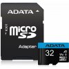 ADATA Premier 32GB microSDHC / UHS-I CLASS10 A1 / 85/20 MB/s / + adaptér AUSDH32GUICL10A1-RA1