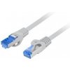 Patchcord kat.6a S/FTP CCA 3m sivý