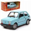 Welly Fiat 126p Batoľa PRL modrá mierka 1:21