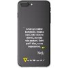 Picasee silikónový prehľadný obal pre Apple iPhone 8 Plus - Kazma - SVĚT PATŘÍ TĚM, CO SE NEPOSEROU
