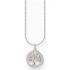 Thomas Sabo KE2220-007-21-L45V Silver necklace w. Tree of Love pendant u. weißer Emaille