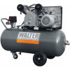 WALTER Liatinový piestový kompresor WK430-3-0/100P príkon 2,2 kW, sací výkon 430 l/min, tlak 10 bar, vzdušník 100 l, napätie 400/50 V/Hz