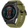 PROTEMIO 87753 CANVAS Vymeniteľný remienok pre Garmin Fenix E 47mm ARMY GREEN