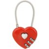 Amparo Miranda® Visiaci kódový zámok KZ173, Farba červený