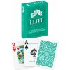 Hracie karty Copag Elite Poker Jumbo index, 100% plastové, zelené