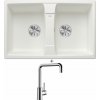 Blanco LEXA 8 biela 524964 + Blanco MILI chróm 519413