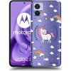 Picasee silikónový prehľadný obal pre Motorola Edge 30 Neo - Unicorn hviezdne nebo