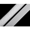 Suchý zips háčik + plyš šírka 20 mm biela 25m