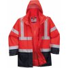 PORTWEST EXECUTIVE 5v1 S768 / Reflexná HI-VIS bunda 5v1 - červená / námorná modrá L