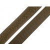 Suchý zips háčik + plyš šírka 20 mm zelená khaki 25m