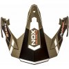 NOX šilt pre prilby N312 DRONE, NOX (khaki matná,oranžová)