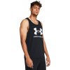 UNDER ARMOUR SPORTSTYLE LOGO TANK, Black / White - S