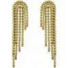 Liu Jo Blyštivé dlhé náušnice s kryštálmi Fashion LJ2767