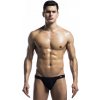 Mob - fetish jockstrap swimsuit black size l