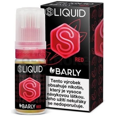 10ml Barly Red SLiquid Salt e-liquid, obsah nikotínu 20 mg