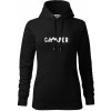 Camper nápis - Mikina dámská Cape s kapucí - XL ( Čierna )
