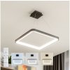 | Brilagi - LED stmievateľný luster na lanku FALCON SLIM LED/50W/230V 50x50 cm čierna + diaľkový ovládač | BRDX1331-500/CR