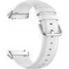 BStrap Leather remienok na Xiaomi Redmi Watch 3 Active / Lite, white