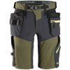 Snickers Workwear kraťasy FlexiWork Softshell Stretch khaki